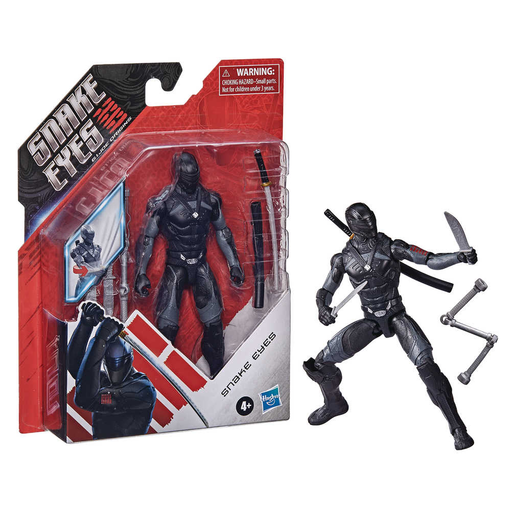 G.I. Joe Core Ninja Snake Eyes 6 In Action Figure Case  