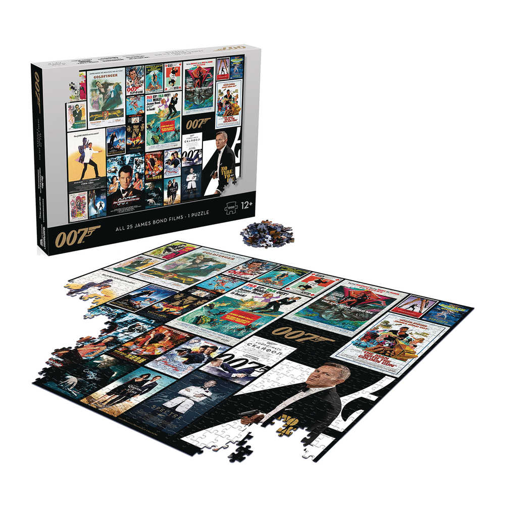 007 James Bond All 25 Films 1000 Pc Puzzle 