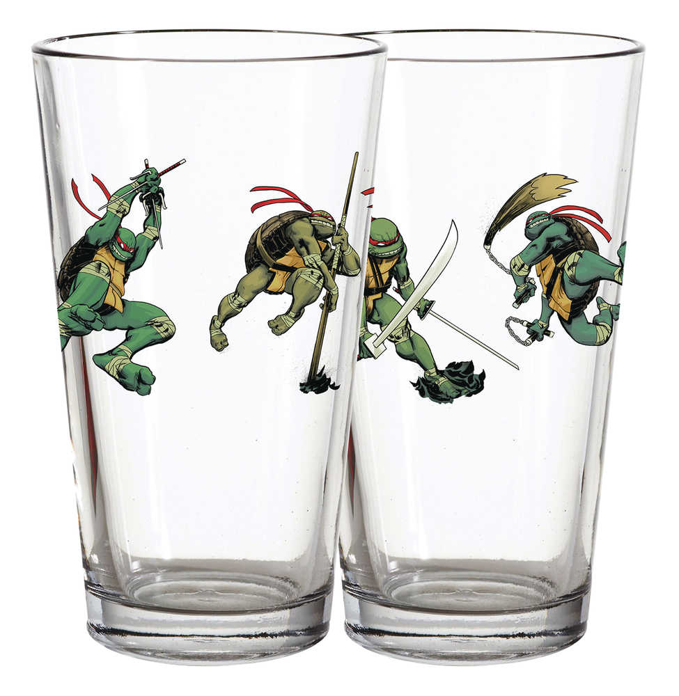Teenage Mutant Ninja Turtles Ninja Wrap Previews Exclusive Pint Glass 