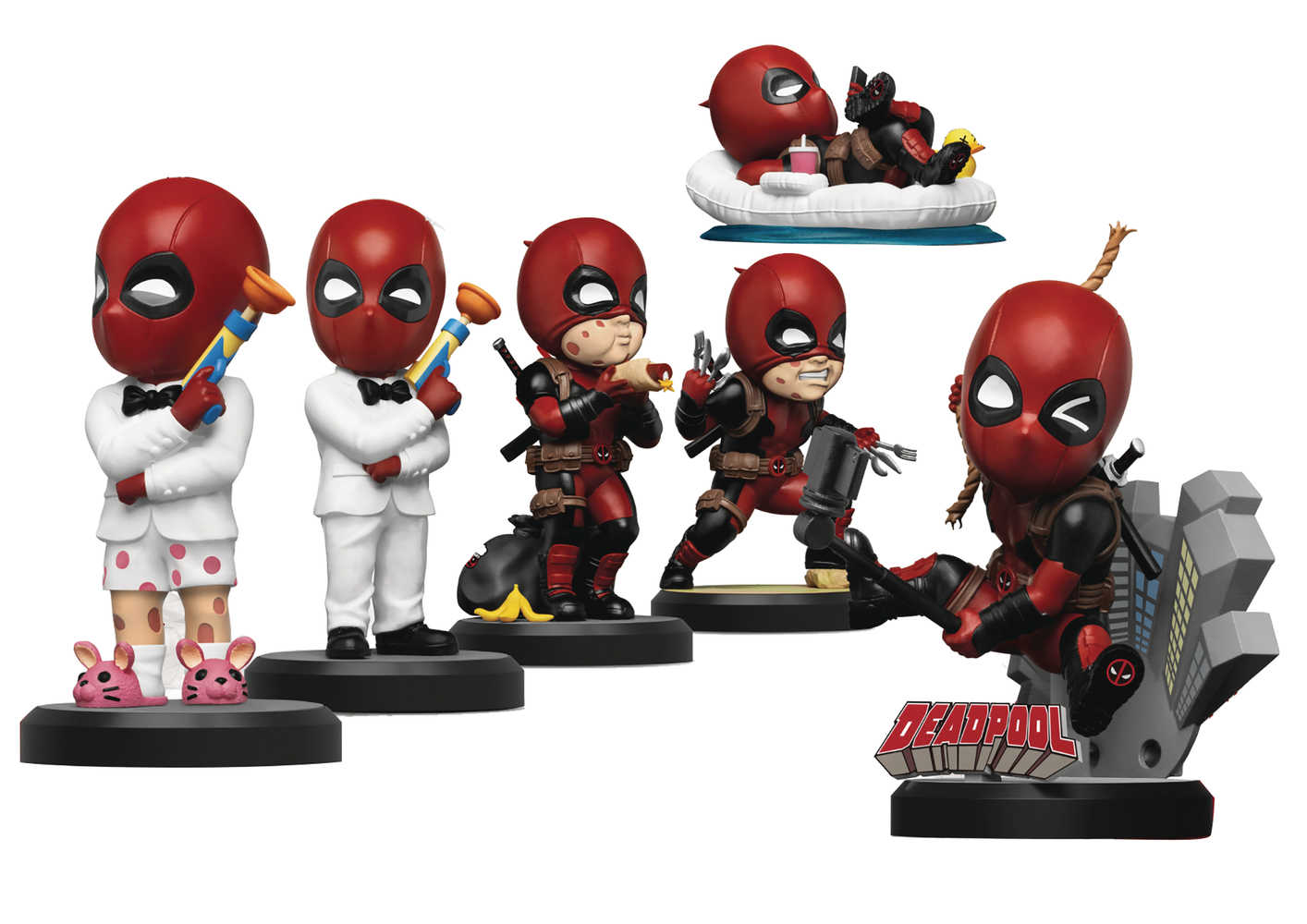 Deadpool Series Mea 027 6 Pc Figure Set 