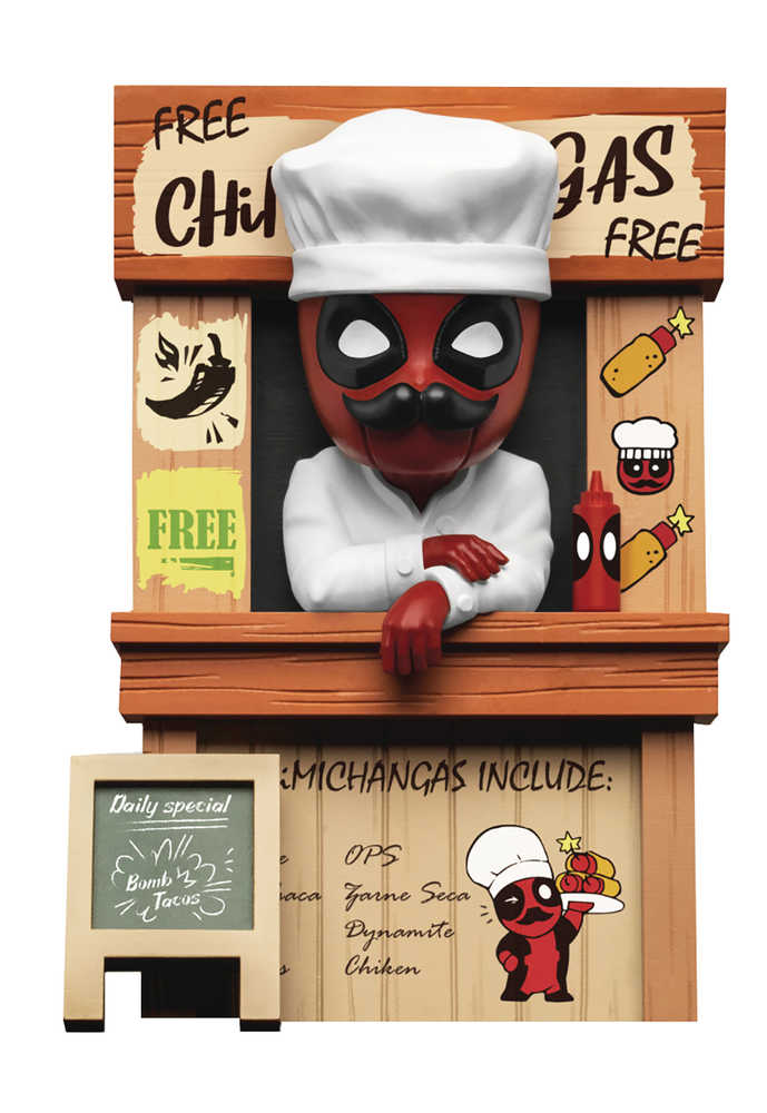 Deadpool Ser Mea 027 Deadpools Chimichangas Figure 