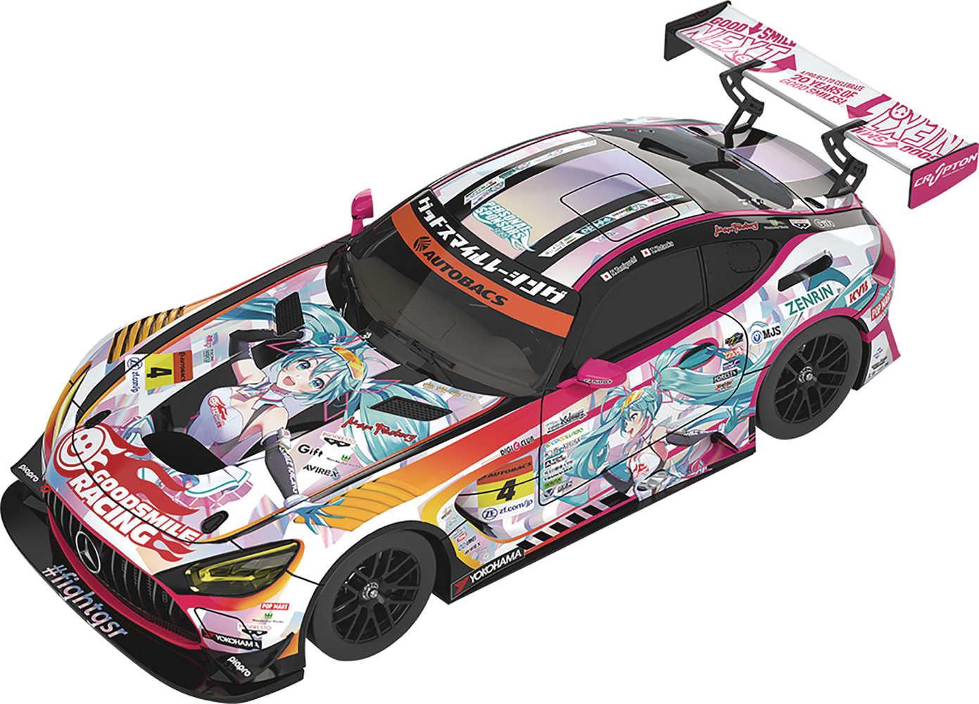 Hatsune Miku Guide To The Project 1/64 Mini Car Amg 2021 Super Guide To The Ver