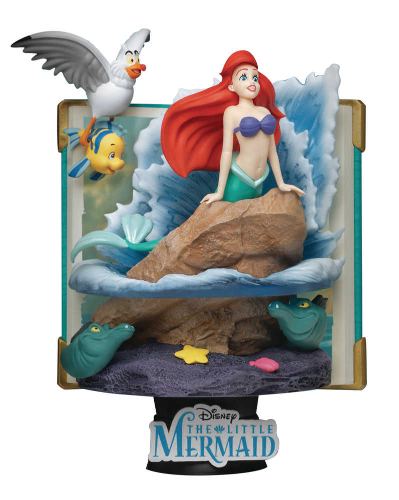 Disney Story Book Ser Ds 079 Ariel D Stage 6 In Statue 