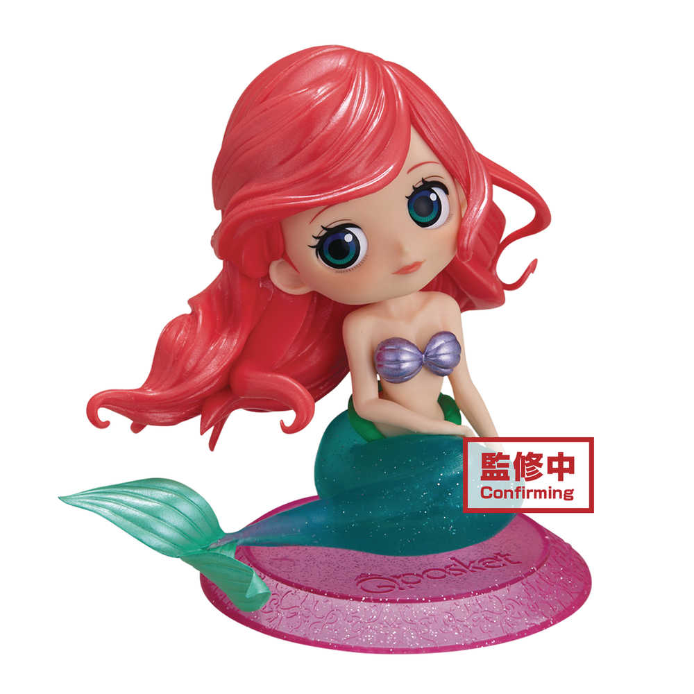 Disney Characters Q Posket Glitter Line Ariel Figure 