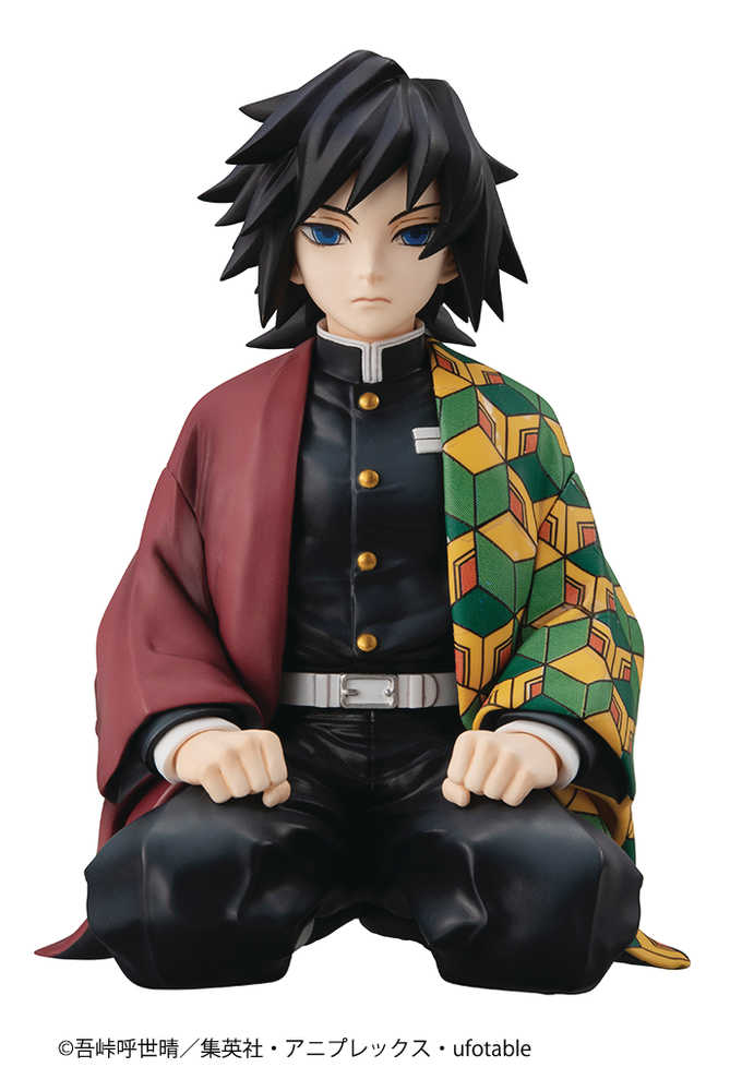 Gem Ser Demon Slayer Kimetsu Giyu Palm PVC Figure W/Gift 