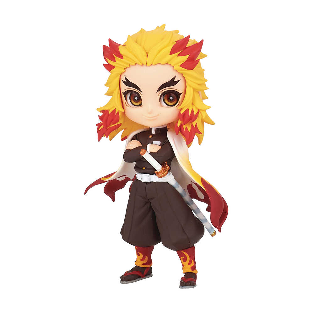Demon Slayer Kimetsu Q Posket Petit V5 Kyojuro Rengoku Figure (