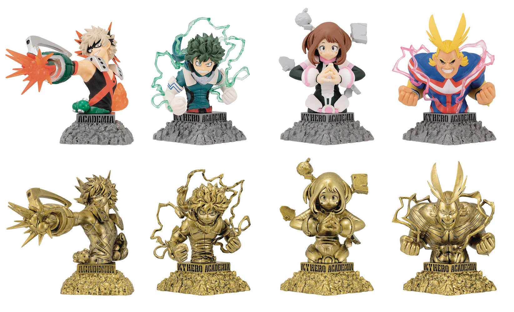My Hero Academia Bust Up Heroes Figure 8 Pc Blind Mystery Box Display 