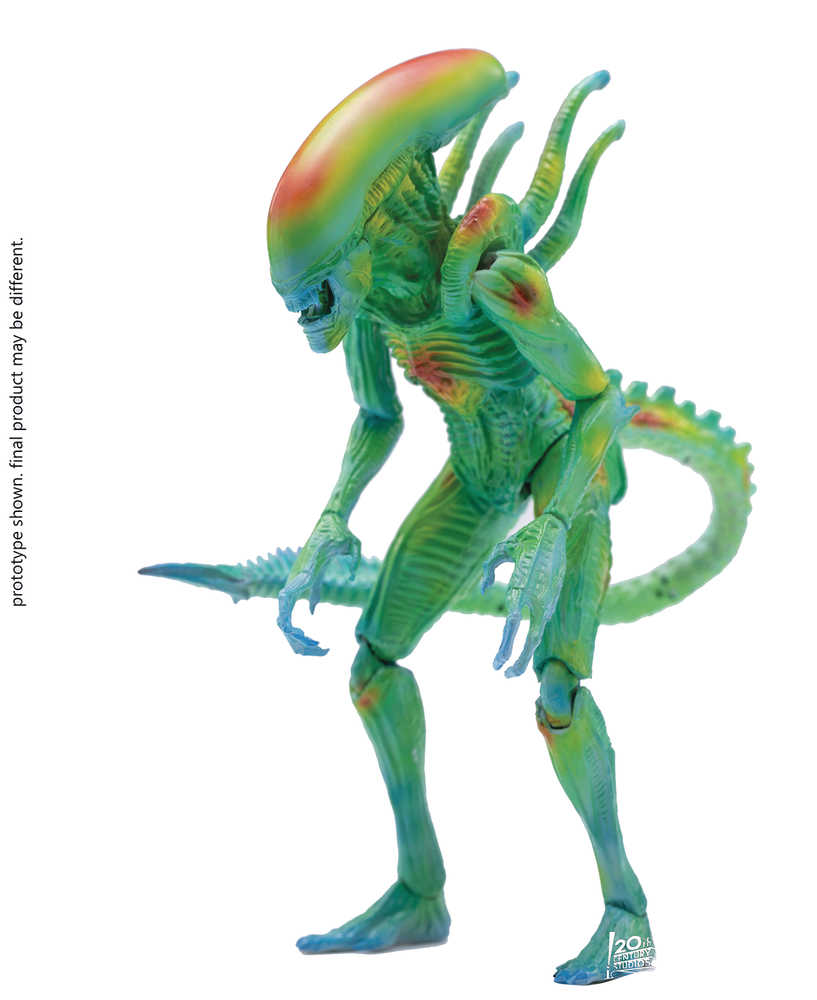 Avp Thermal Vision Alien Warrior Previews Exclusive 1/18 Scale Figure 