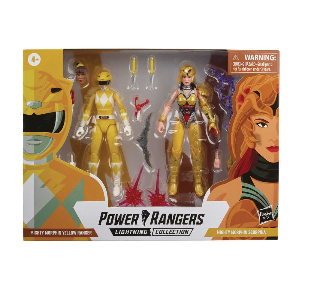 Power Rangers Lightning Scorpina/Yellow Action Figure Bpk Case  