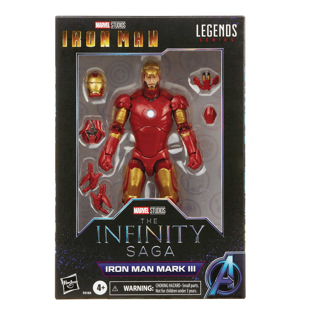 Marvel Legends Inf Saga Iron Man Mk3 Action Figure Case  