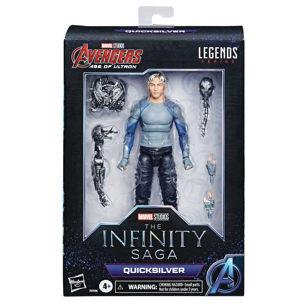 Marvel Legends Inf Saga Avengers 2 Quicksilver Action Figure Case  (
