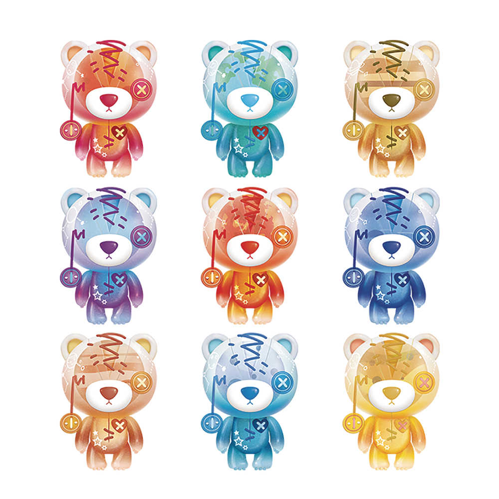 Joybrain Raggedy Teddy Shining Universe Figure 9 Pc Blind Mystery Box Display 