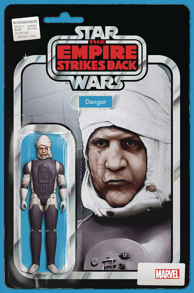 Df Star Wars War Of Bounty Hunters #3 Figure Silver Signed 