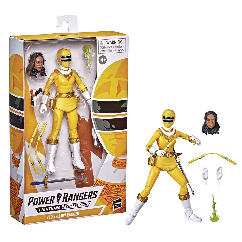 Power Rangers Lightning Zero Yellow 6 In Action Figure  