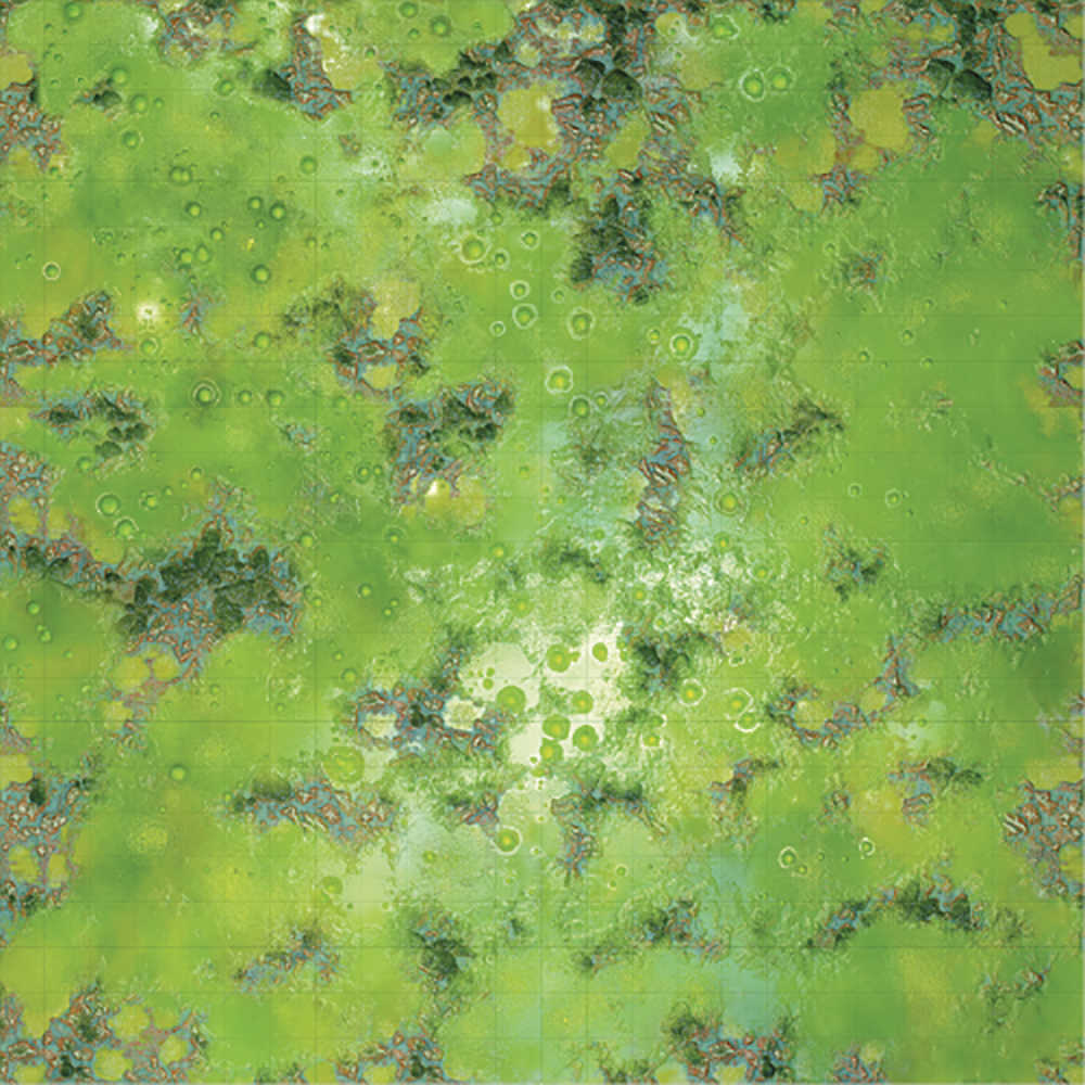 Warlock Tiles Game Mat Acid Lagoon 