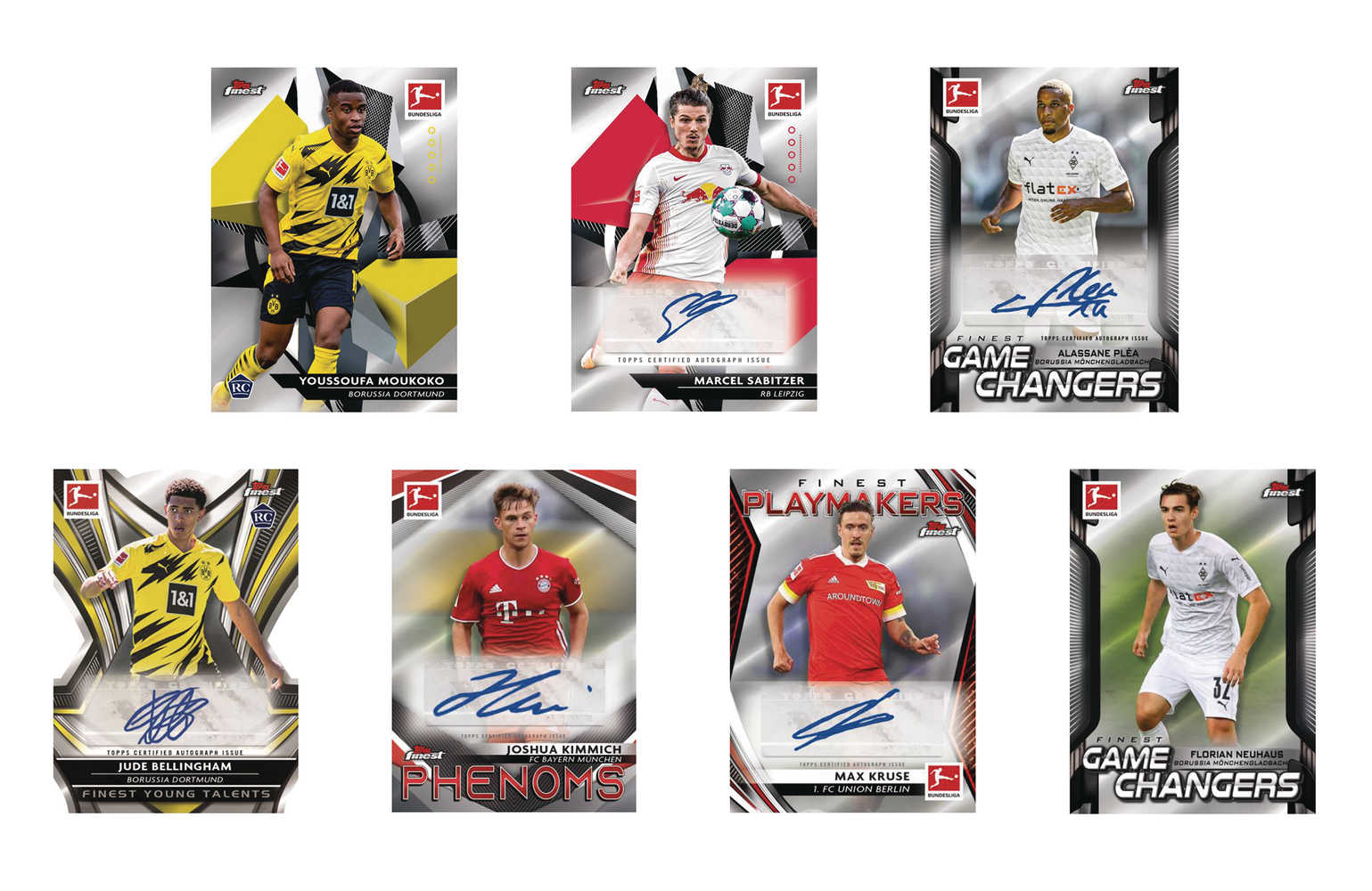 Topps 2021 Finest Bundesliga Soccer Trading Card Master Box  