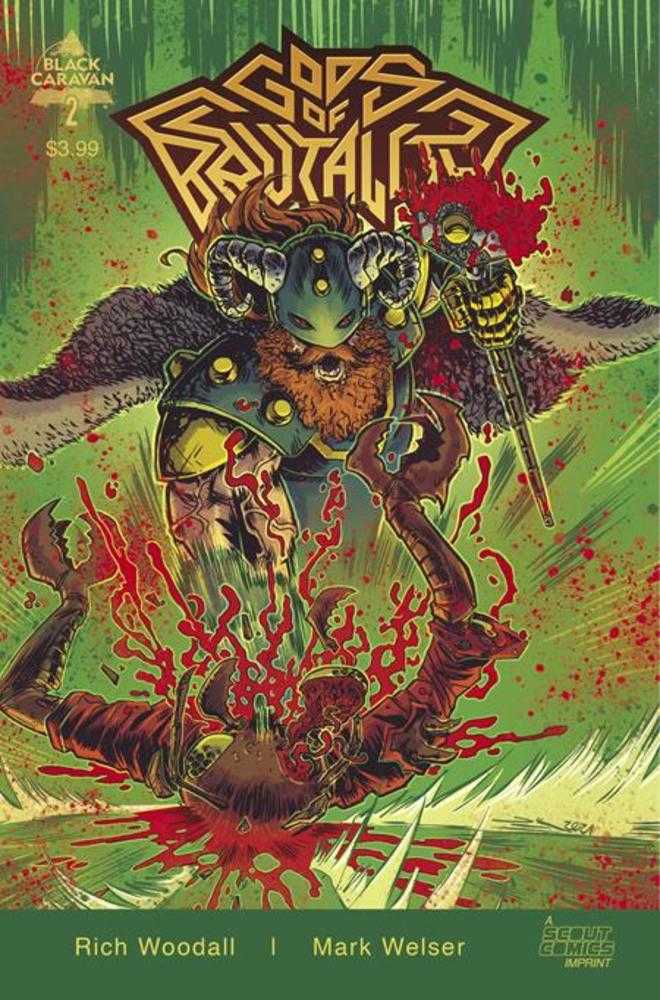 Gods Of Brutality #2 Cover B 10 Copy Rich Woodall  Unlock