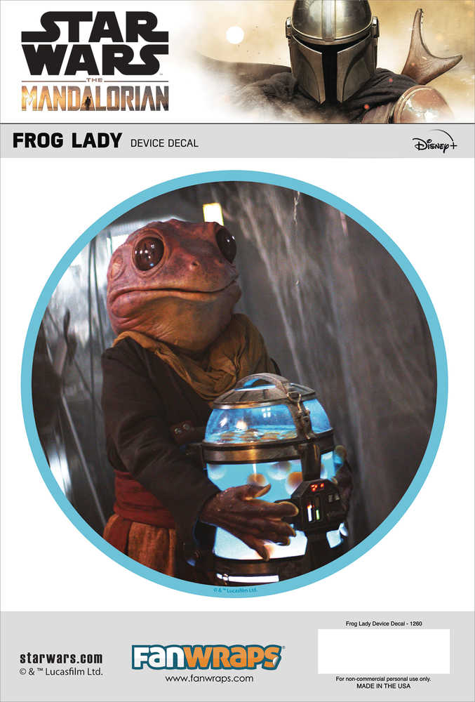 Star Wars Mandalorian Frog Lady Device Decal 