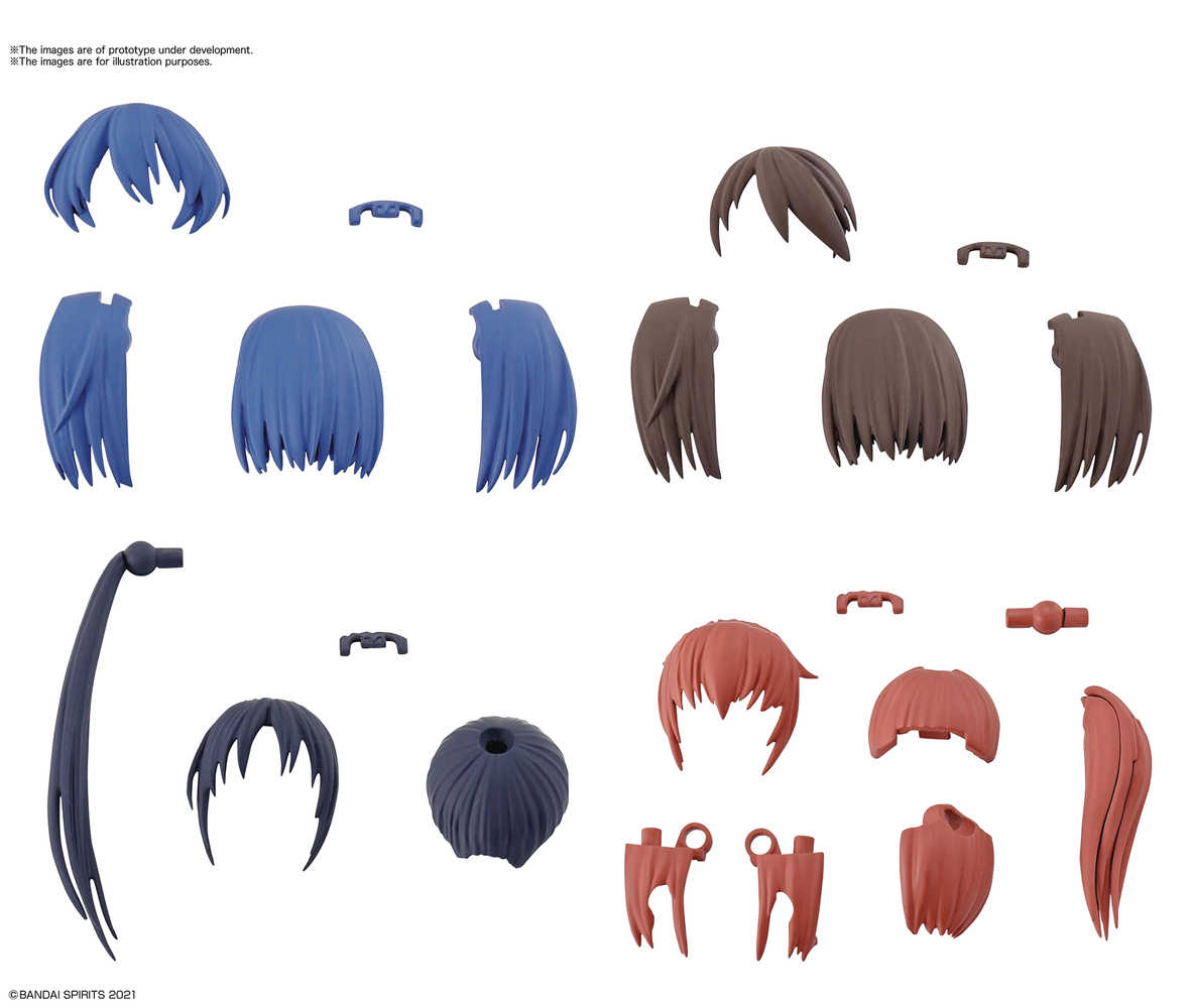 30 Minute Sisters Opt Hair Style Parts 2 All Types Model Kit (