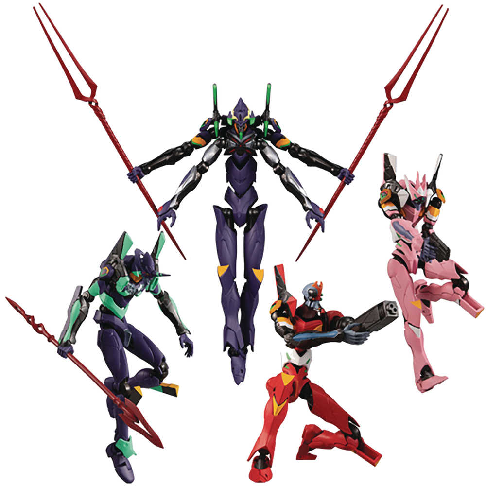 Neon Genesis Evangelion Eva Frame 02 5 Pc Blind Mystery Box Display  