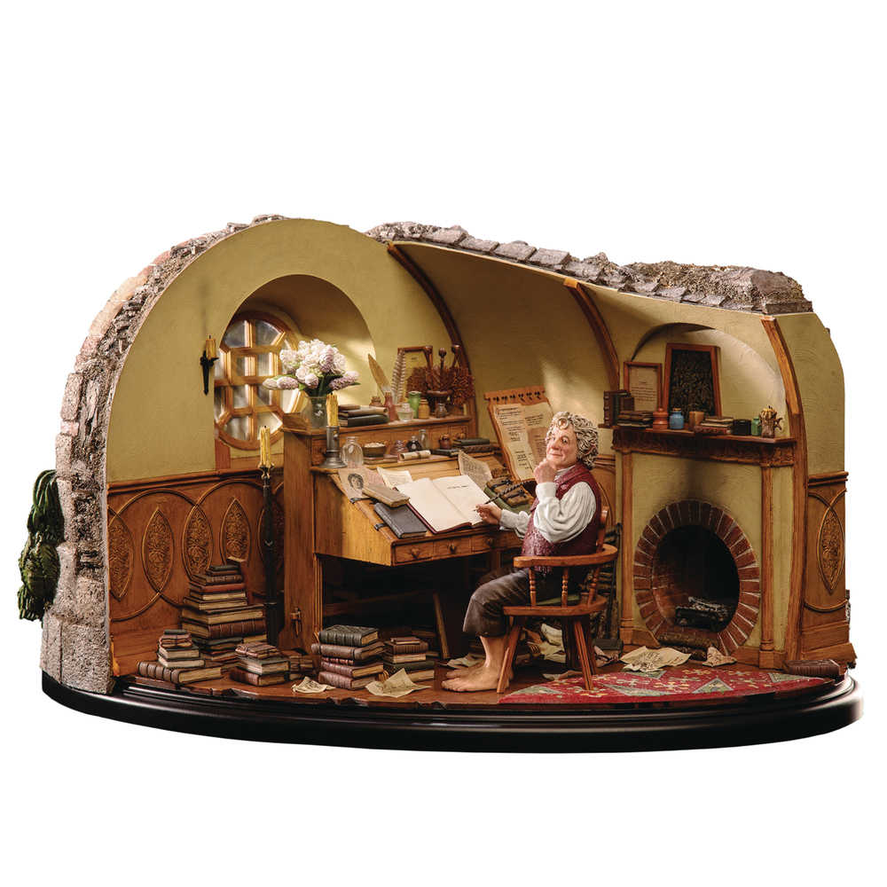 Lord of the Rings Bilbo Baggins In Bag End Limited Edition Polystone 1/6 Statue (N