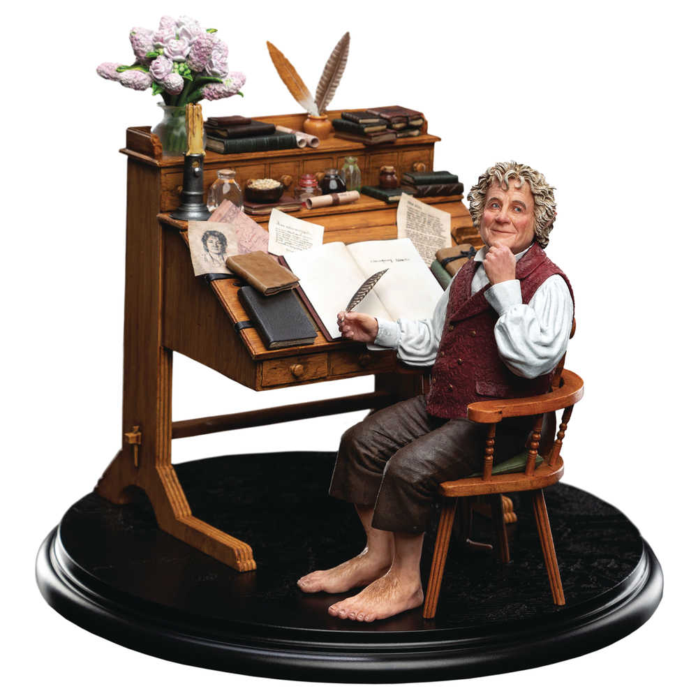 Lord of the Rings Bilbo At Desk Classic Series Polystone 1/6 Statue 