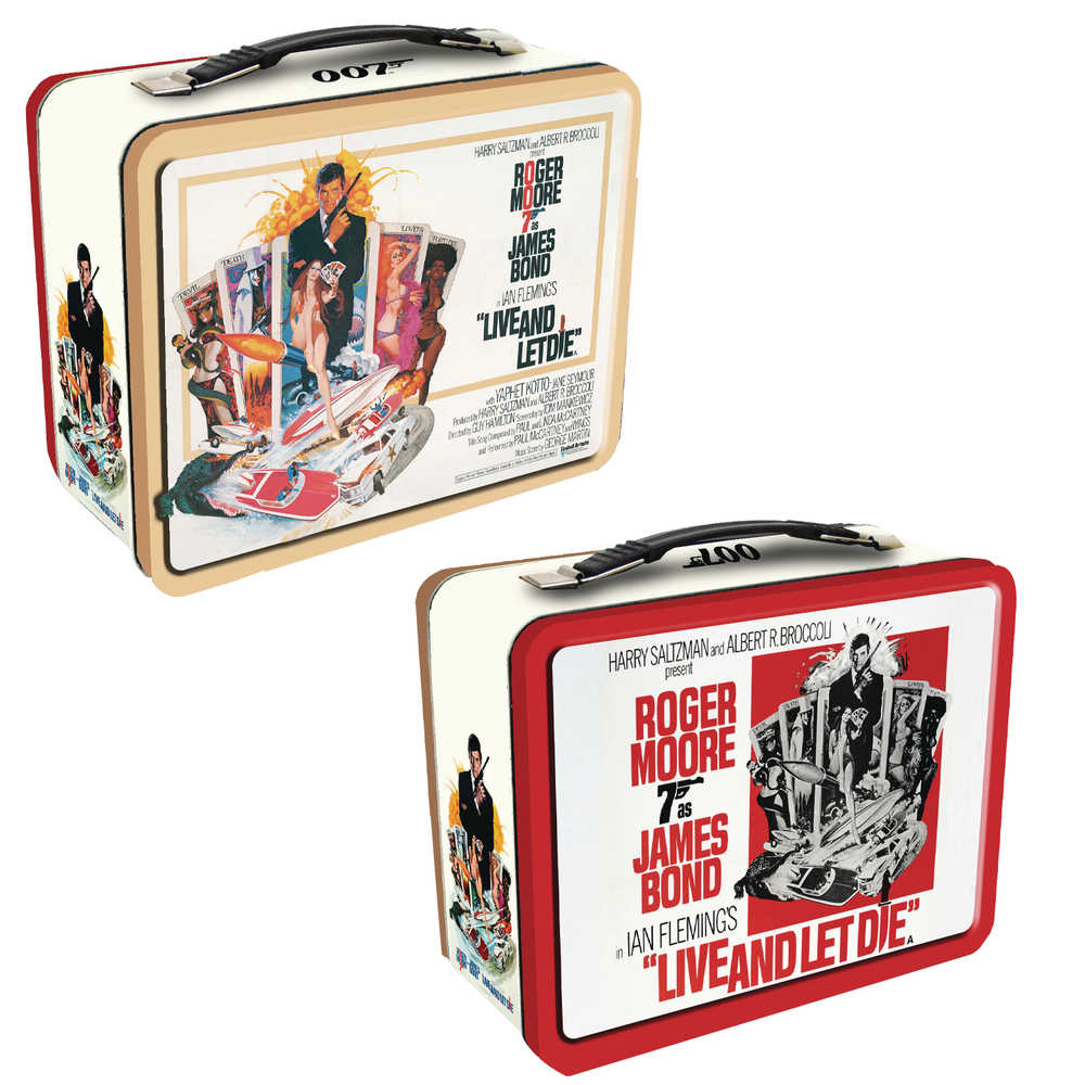 James Bond Live And Let Die Tin Tote 