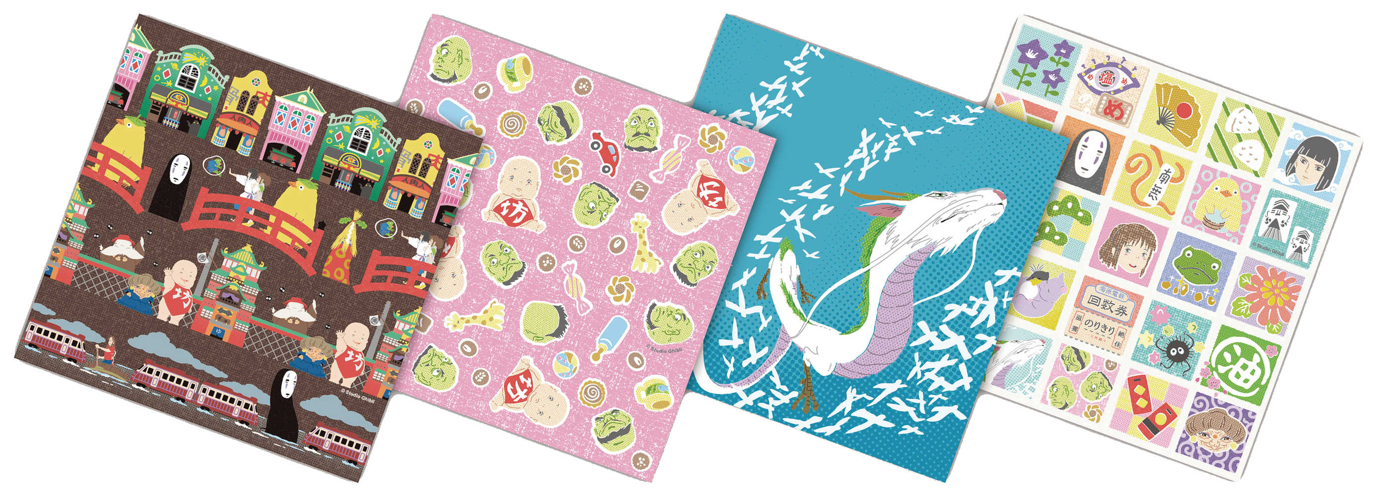 Ghibli Chiyogami Spirited Away 20 Pc Origami Paper  