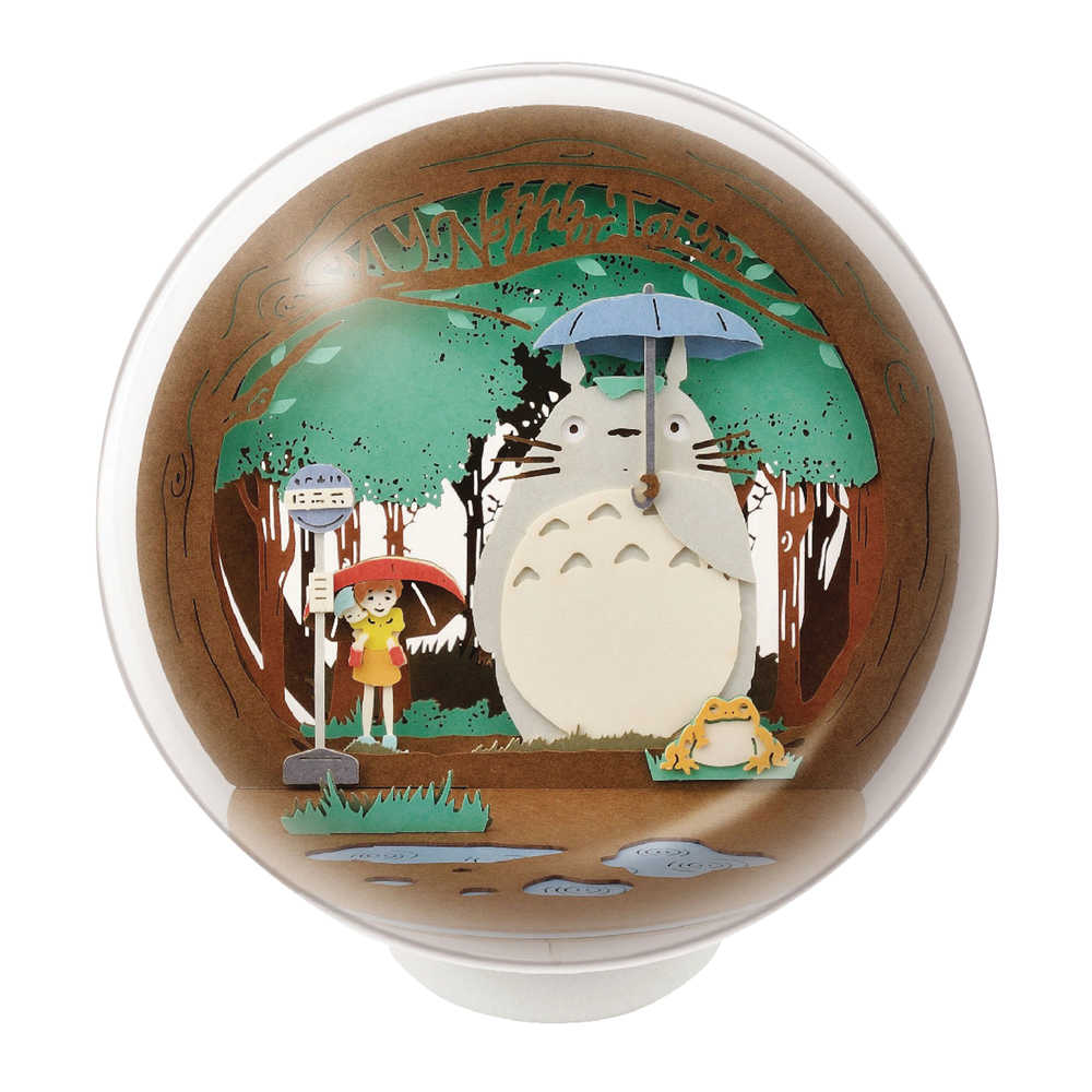 Ghibli My Neighbor Totoro At The Bus Stop Paper Theater Ball