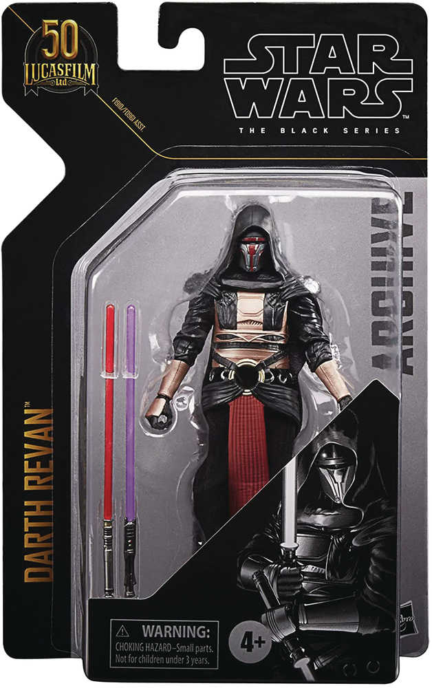 Star Wars Black Archives 6 In Darth Revan Action Figure Case  