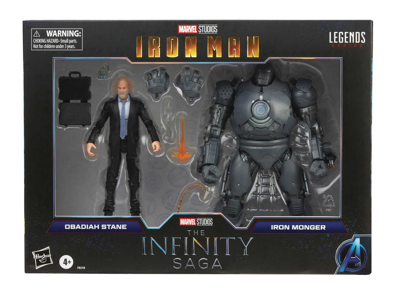 Marvel Legends Inf Saga Stane/Ironmonger Action Figure Case  