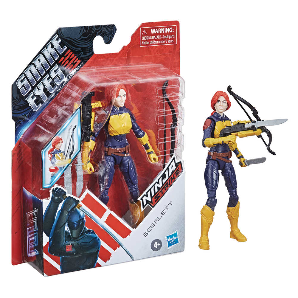 G.I. Joe Core Ninja Scarlett 6 In Action Figure Case  