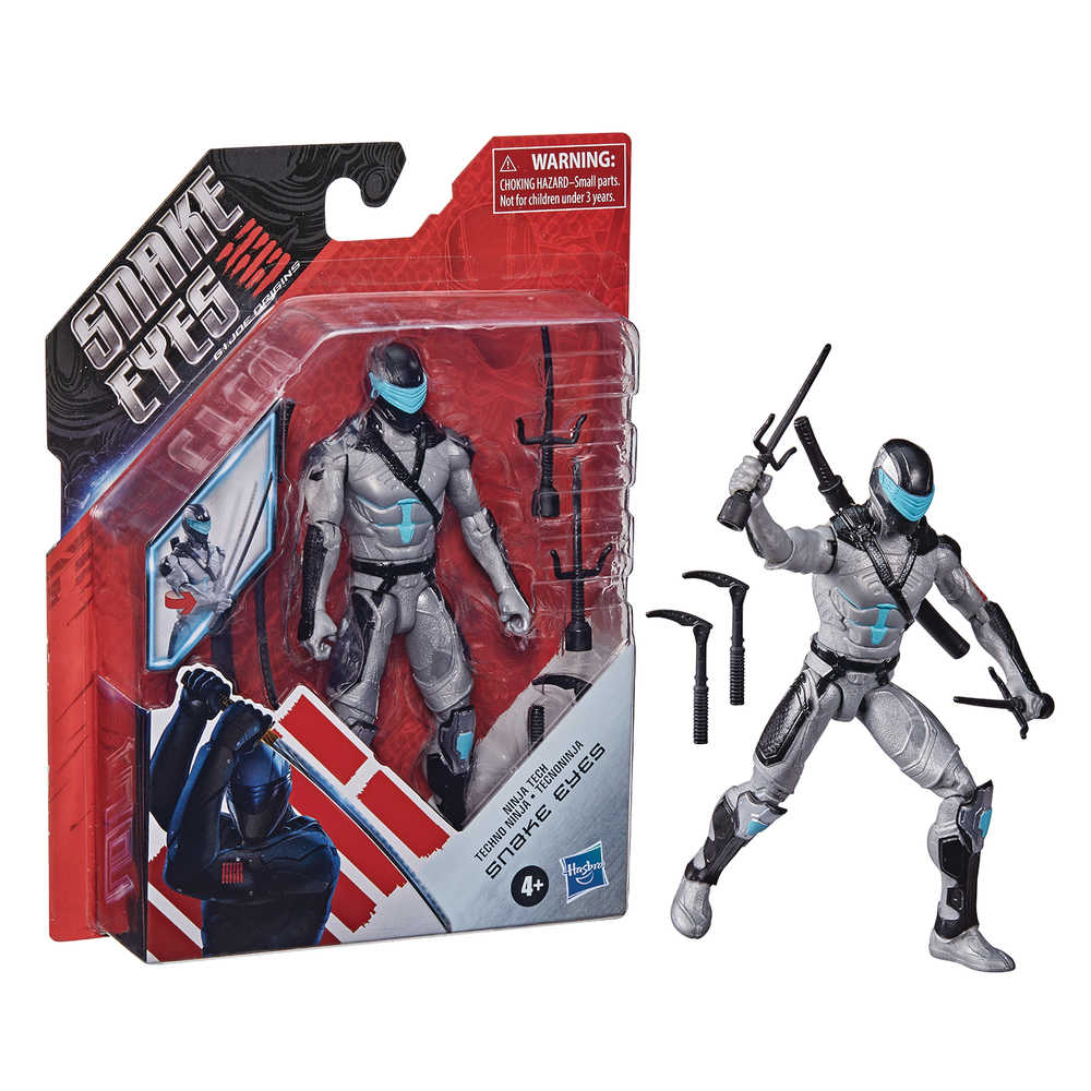 G.I. Joe Core Ninja Snake Eyes V2 6 In Action Figure Case  