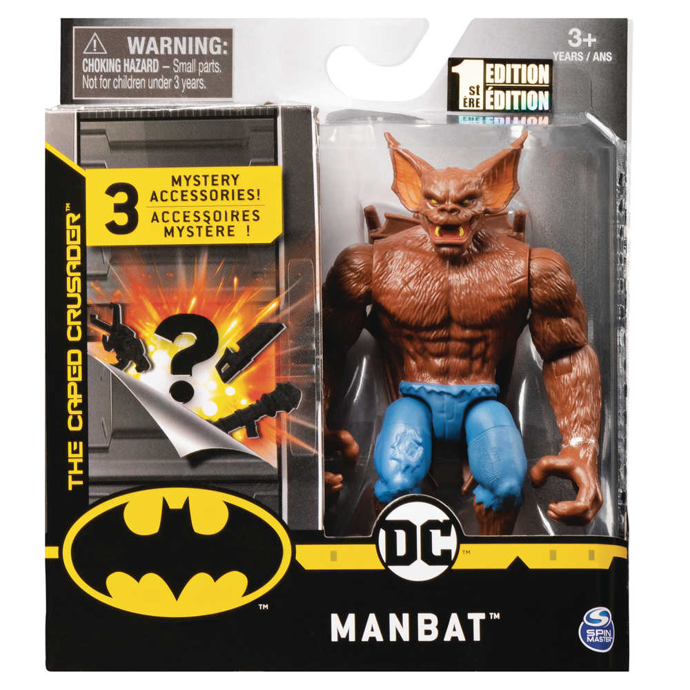 DC Comics Non Batman 6 Pc 4 In Action Figure Assortment Mix B  