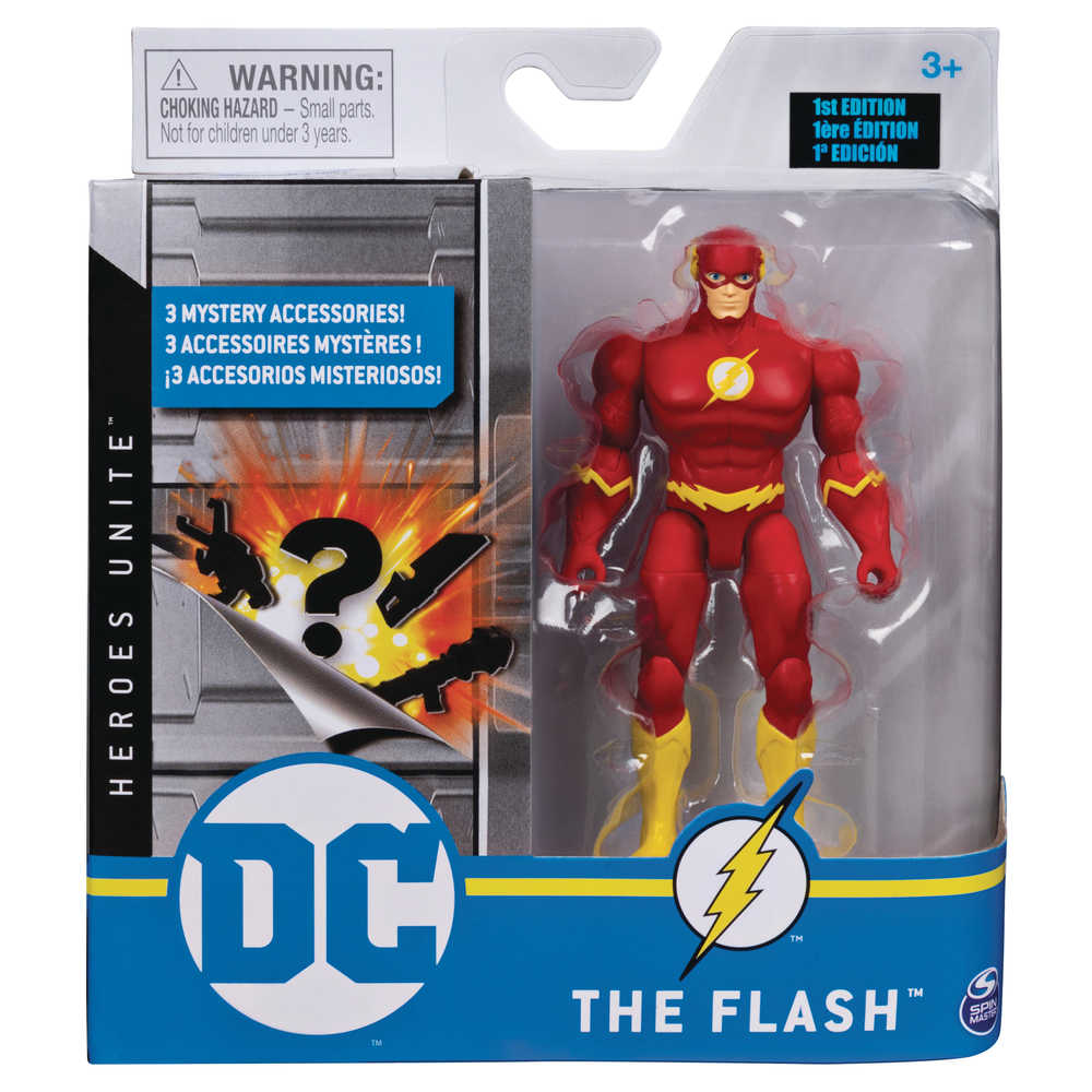 DC Comics 6 Pc Mystery Accessories 4 In Action Figure Assortment Mix D 