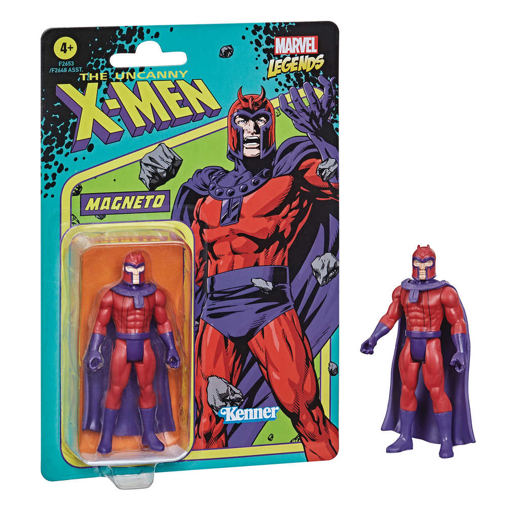 Marvel Retro Legends 3 3/4 In Magneto Action Figure Case  