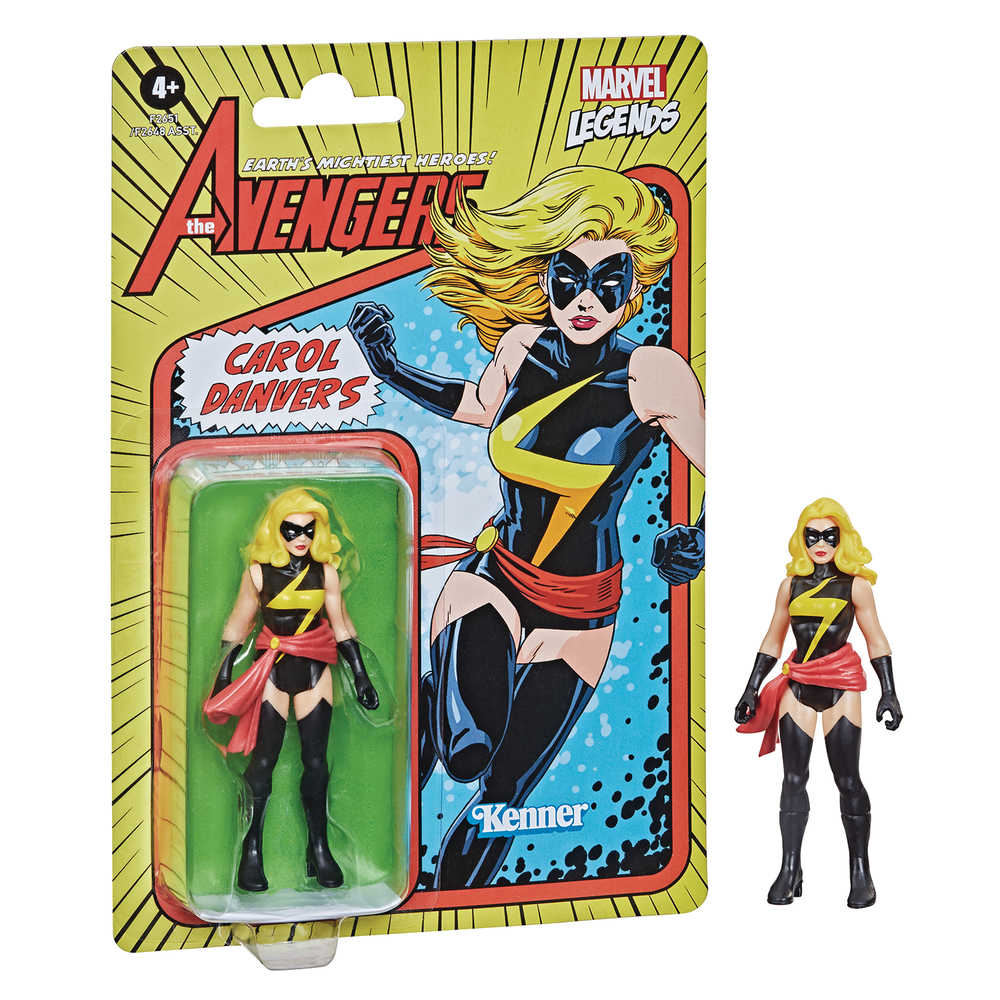 Marvel Retro Legends 3 3/4 In Ms Marvel Action Figure Case  