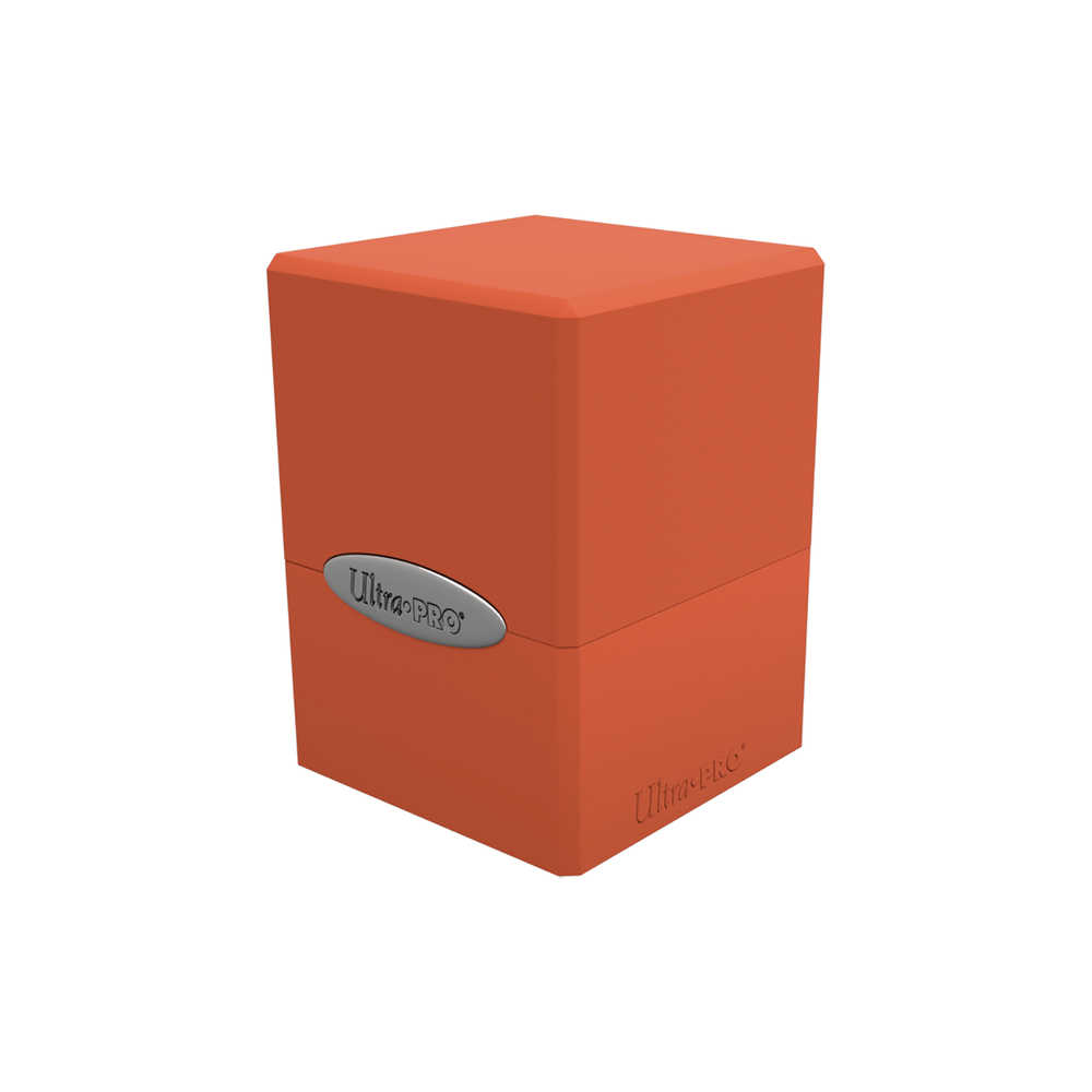 Satin Cube Pumpkin Orange 